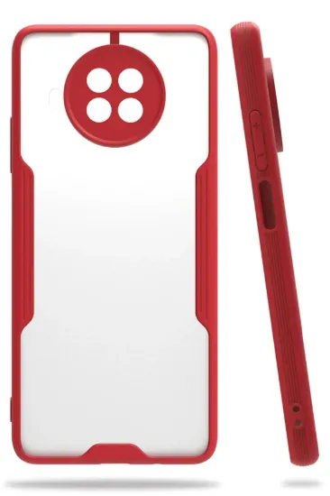 Newface Xiaomi Mi 10T Lite Kılıf Platin Silikon - Kırmızı resmi
