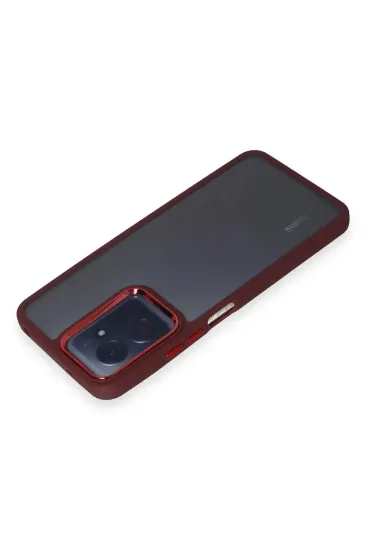 Newface Xiaomi Redmi Note 12 4G Kılıf Dora Kapak - Kırmızı resmi