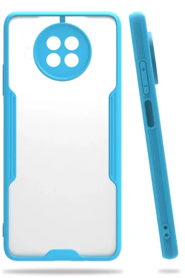 Newface Xiaomi Mi 10T Lite Kılıf Platin Silikon - Mavi resmi