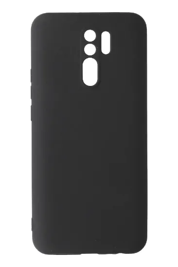 Newface Xiaomi Redmi 9 Kılıf Nano içi Kadife Silikon - Gri resmi