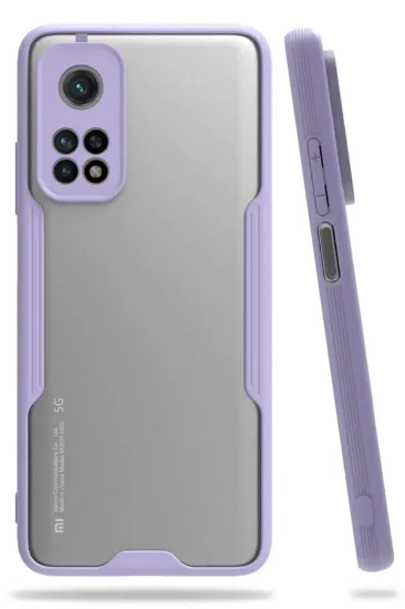 Newface Xiaomi Mi 10T Pro Kılıf Platin Silikon - Lila resmi