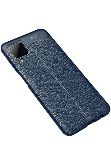 Newface Samsung Galaxy A12 Kılıf Auto Focus Kapak - Lacivert resmi