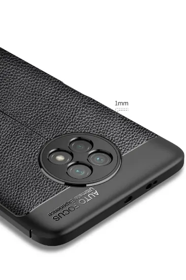 Newface Xiaomi Redmi Note 9 5G Kılıf Auto Focus Kapak - Kırmızı resmi
