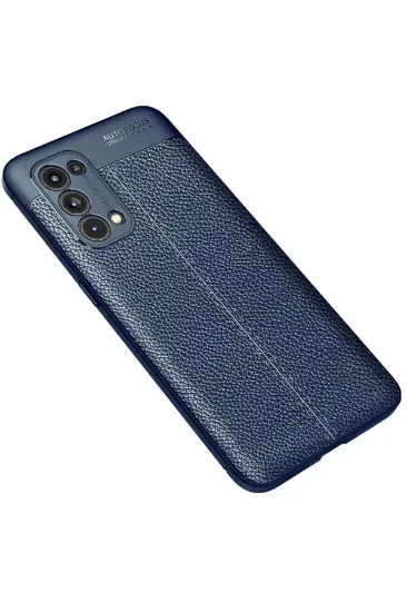 Newface Oppo Reno 5 Pro Kılıf Auto Focus Kapak - Lacivert resmi