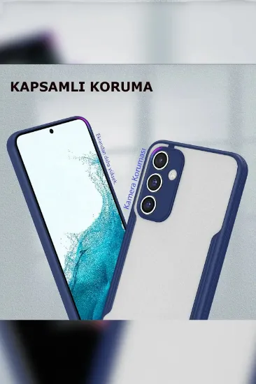 Newface Samsung Galaxy A24 4G Kılıf Platin Silikon - Sarı resmi