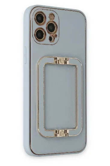 Newface iPhone 12 Pro Kılıf Coco Elit Kapak - Turkuaz resmi