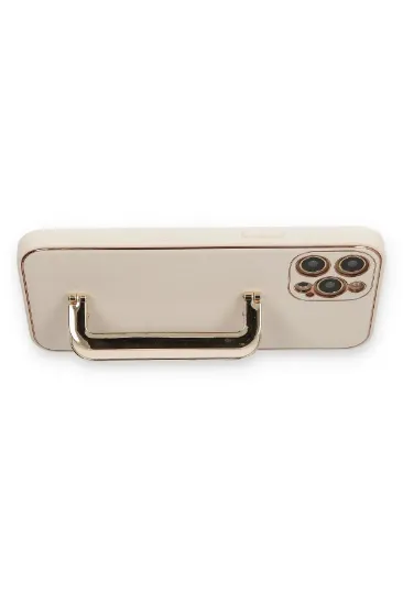 Newface iPhone 12 Pro Kılıf Coco Elit Kapak - Gold resmi