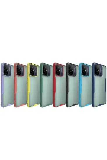 Newface Xiaomi Redmi 12C Kılıf Platin Silikon - Lacivert resmi