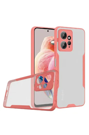 Newface Xiaomi Redmi Note 12 4G Kılıf Platin Silikon - Pembe resmi
