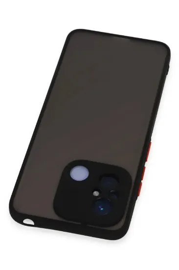 Newface Xiaomi Redmi 12C Kılıf Montreal Silikon Kapak - Siyah resmi