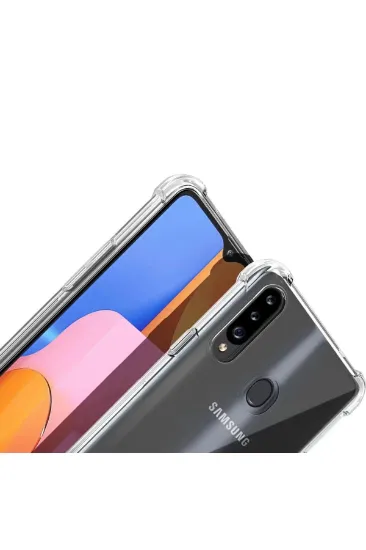 Newface Samsung Galaxy A20S Kılıf Olex Tpu Silikon resmi
