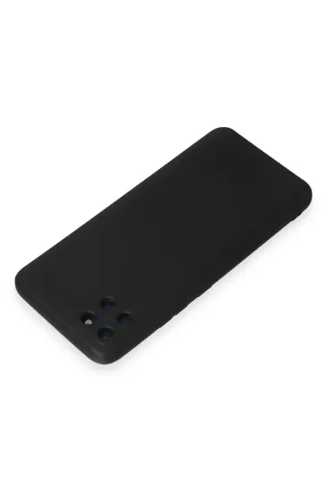 Newface Realme C11 Kılıf Nano içi Kadife Silikon - Siyah resmi