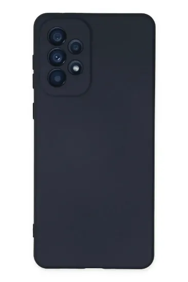 Newface Samsung Galaxy A23 4G Kılıf Nano içi Kadife Silikon - Lacivert resmi