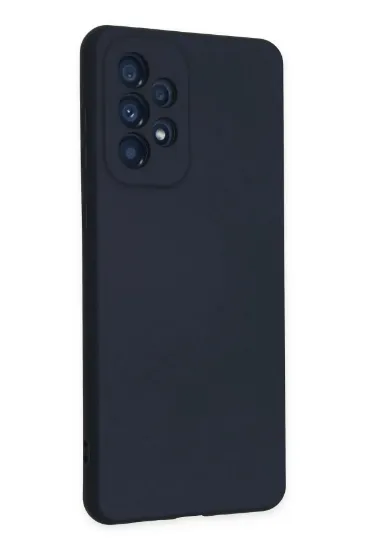 Newface Samsung Galaxy A23 4G Kılıf Nano içi Kadife Silikon - Lacivert resmi