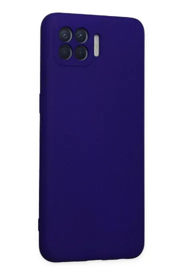 Newface Oppo Reno 4 Lite Kılıf Nano içi Kadife Silikon - Mor resmi