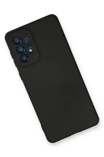 Newface Samsung Galaxy A33 5G Kılıf Nano içi Kadife Silikon - Siyah resmi
