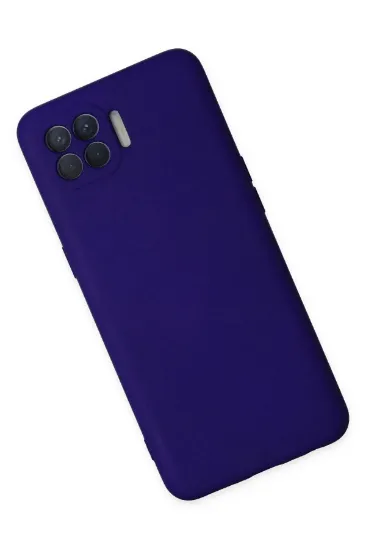 Newface Oppo Reno 4 Lite Kılıf Nano içi Kadife Silikon - Mor resmi