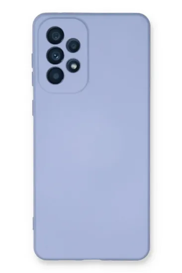 Newface Samsung Galaxy A33 5G Kılıf Nano içi Kadife Silikon - Lila resmi