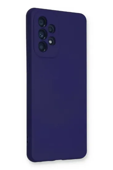 Newface Samsung Galaxy A33 5G Kılıf Nano içi Kadife Silikon - Mor resmi