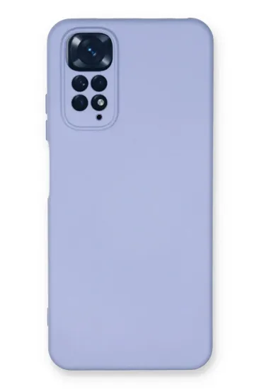 Newface Xiaomi Redmi Note 11 Kılıf Nano içi Kadife Silikon - Lila resmi