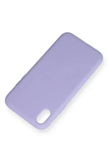 Newface iPhone XR Kılıf Nano içi Kadife Silikon - Lila resmi