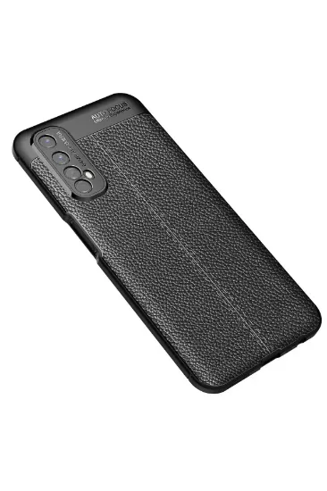 Newface Realme 7 Kılıf Auto Focus Kapak - Siyah resmi