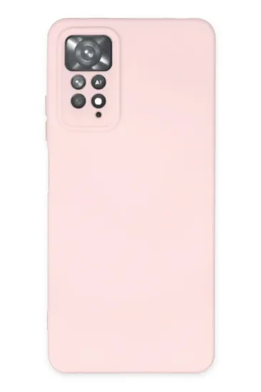 Newface Xiaomi Redmi Note 11 Pro Kılıf Nano içi Kadife Silikon - Pudra resmi