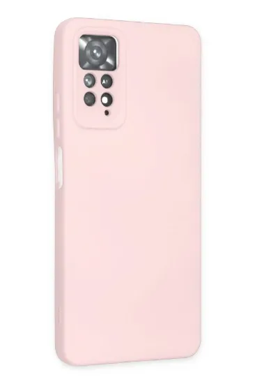 Newface Xiaomi Redmi Note 11 Pro Kılıf Nano içi Kadife Silikon - Pudra resmi