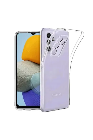 Newface Samsung Galaxy A54 5G Kılıf Lüx Şeffaf Silikon resmi