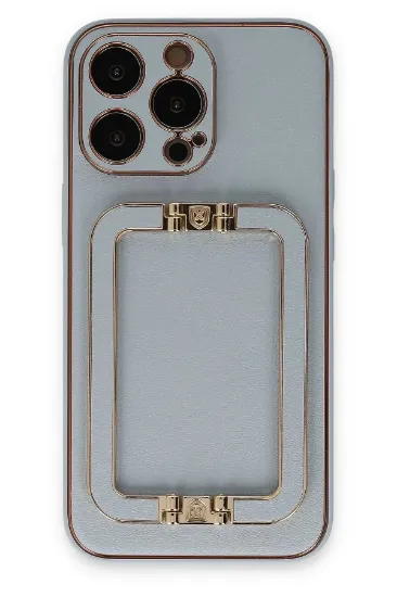 Newface iPhone 13 Pro Max Kılıf Coco Elit Kapak - Turkuaz resmi