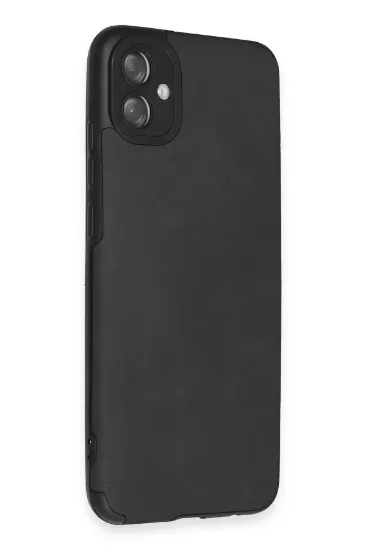 Newface Samsung Galaxy A04E Kılıf Loop Deri Silikon - Siyah resmi