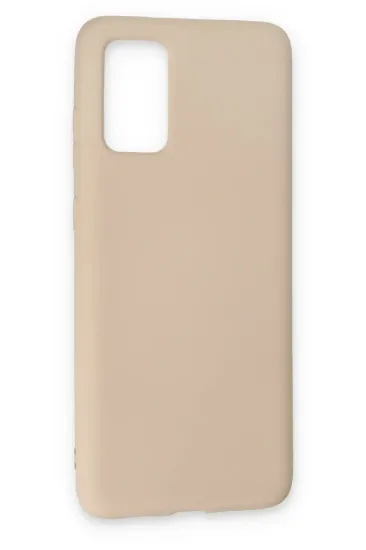 Newface Samsung Galaxy S20 Kılıf Nano içi Kadife Silikon - Pudra resmi