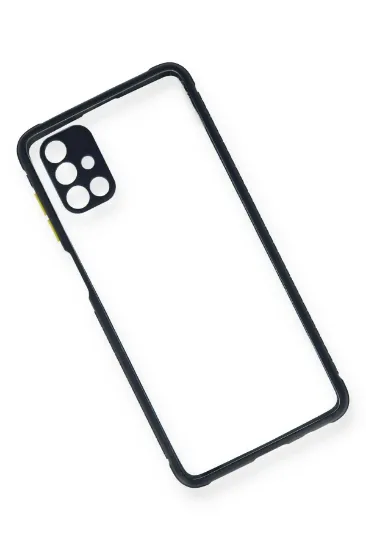 Newface Samsung Galaxy M51 Kılıf Miami Şeffaf Silikon - Lacivert resmi