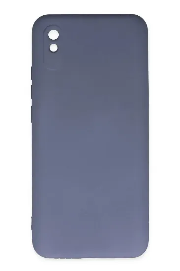 Newface Xiaomi Redmi 9A Kılıf Nano içi Kadife Silikon - Gri resmi