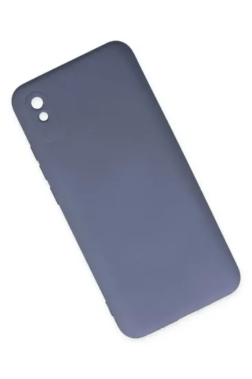 Newface Xiaomi Redmi 9A Kılıf Nano içi Kadife Silikon - Gri resmi