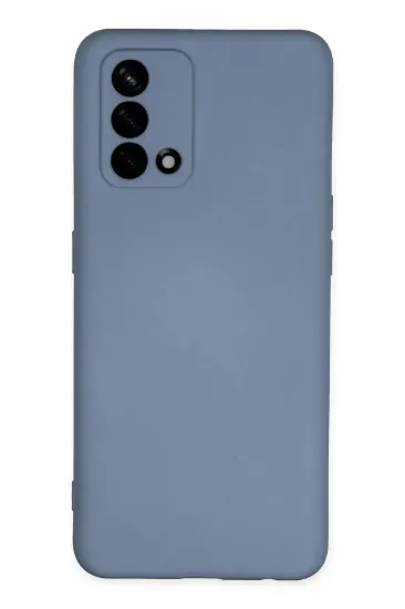 Newface Oppo A74 4G Kılıf Nano içi Kadife Silikon - Gri resmi