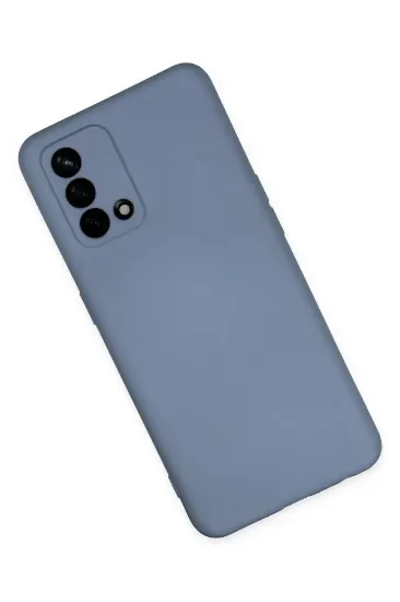Newface Oppo A74 4G Kılıf Nano içi Kadife Silikon - Gri resmi