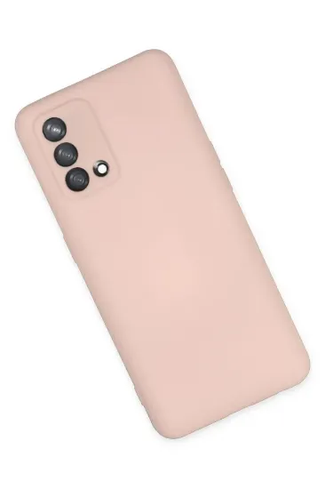 Newface Oppo A74 4G Kılıf Nano içi Kadife Silikon - Pudra resmi