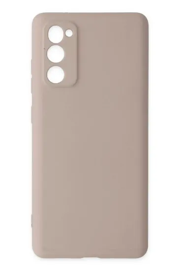 Newface Samsung Galaxy S20 FE Kılıf Nano içi Kadife Silikon - Pudra resmi