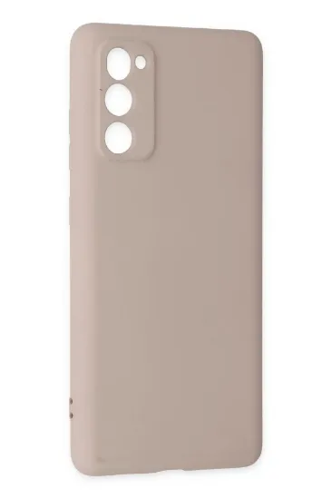 Newface Samsung Galaxy S20 FE Kılıf Nano içi Kadife Silikon - Pudra resmi