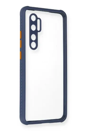 Newface Xiaomi Mi Note 10 Lite Kılıf Miami Şeffaf Silikon - Gri resmi