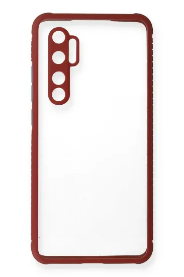 Newface Xiaomi Mi Note 10 Lite Kılıf Miami Şeffaf Silikon - Fuşya resmi