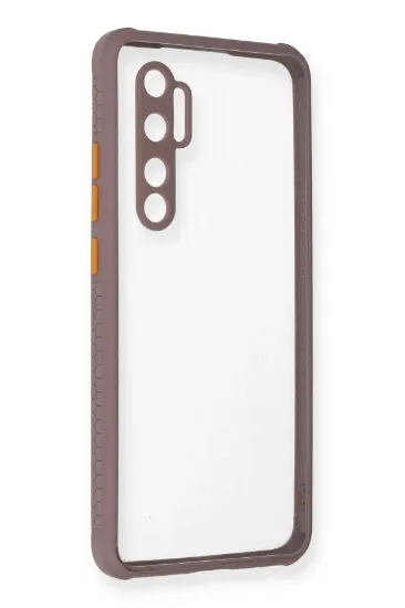 Newface Xiaomi Mi Note 10 Lite Kılıf Miami Şeffaf Silikon - Açık Mor resmi