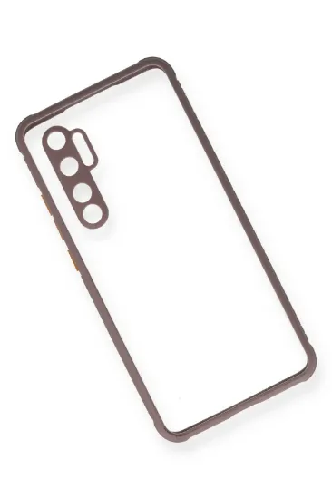 Newface Xiaomi Mi Note 10 Lite Kılıf Miami Şeffaf Silikon - Açık Mor resmi