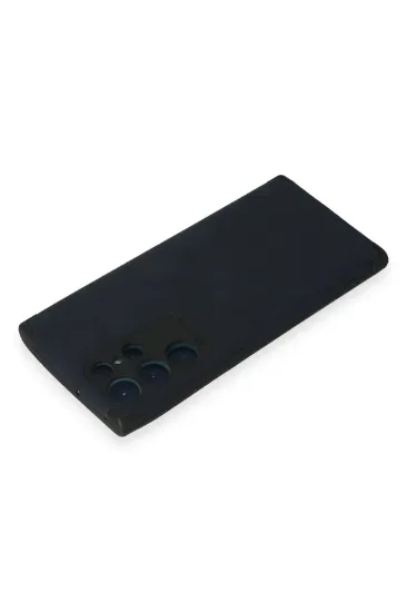 Newface Samsung Galaxy S22 Ultra Kılıf Loop Deri Silikon - Lacivert resmi