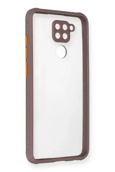 Newface Xiaomi Redmi Note 9 Kılıf Miami Şeffaf Silikon - Açık Mor resmi