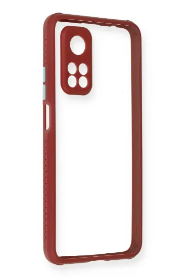 Newface Xiaomi Mi 10T Pro Kılıf Miami Şeffaf Silikon - Fuşya resmi