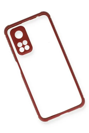 Newface Xiaomi Mi 10T Pro Kılıf Miami Şeffaf Silikon - Fuşya resmi