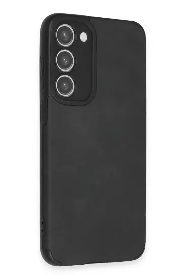 Newface Samsung Galaxy S23 Plus Kılıf Loop Deri Silikon - Siyah resmi