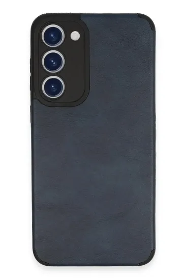 Newface Samsung Galaxy S23 Plus Kılıf Loop Deri Silikon - Lacivert resmi